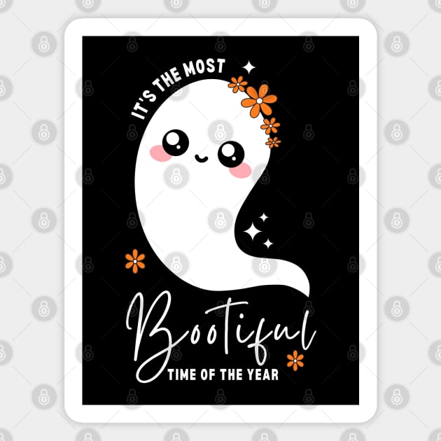 It's the Most Bootiful Time of the Year Magnet by Auraya Studio